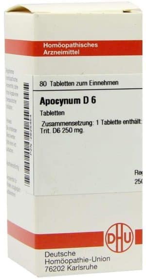 DHU Apocynum D6 80 Tabletten