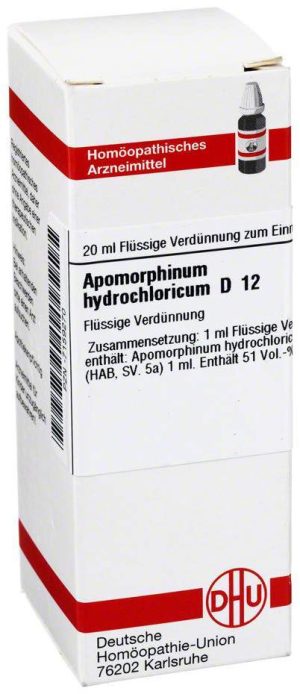 DHU Apomorphinum hydrochloricum D12 Dilution