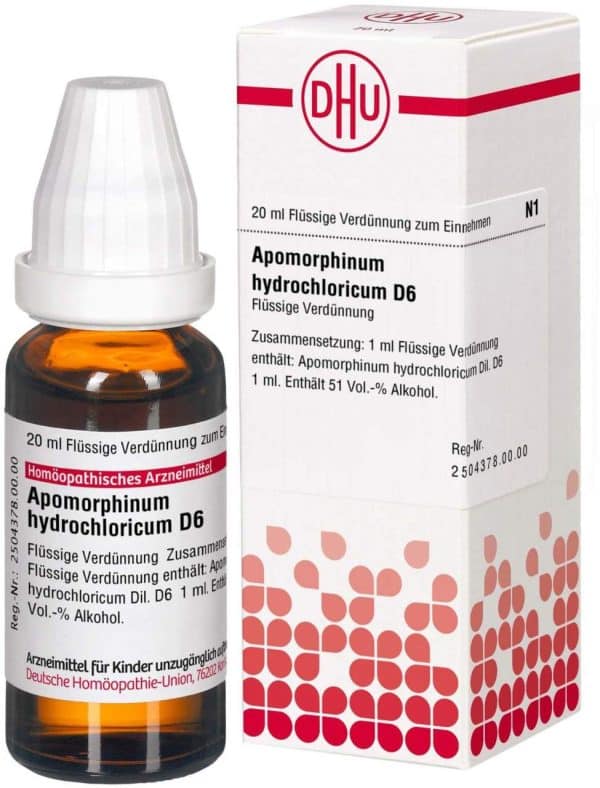 DHU Apomorphinum hydrochloricum D6 Dilution