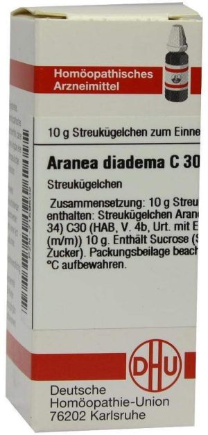 DHU Aranea diadema C30 Globuli