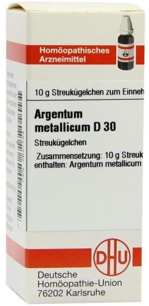 DHU Argentum metallicum D30 Globuli