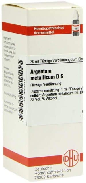 DHU Argentum metallicum D6 20 ml Dilution