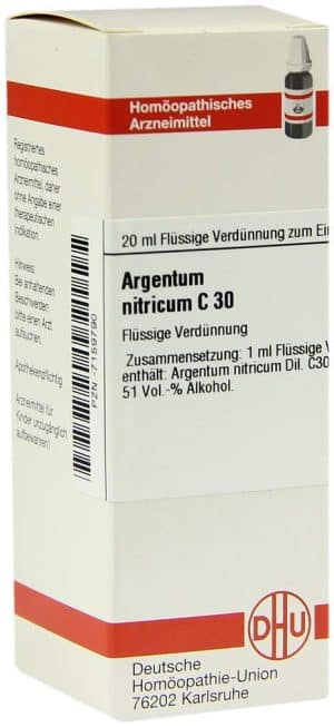 DHU Argentum nitricum C30 Dilution