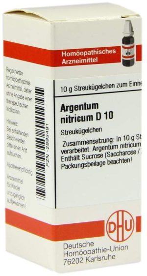 DHU Argentum nitricum D10 Globuli