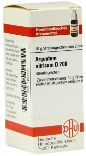 DHU Argentum nitricum D200 Globuli
