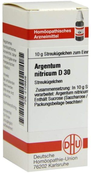 DHU Argentum nitricum D30 Globuli