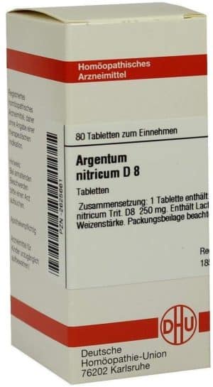DHU Argentum nitricum D8 80 Tabletten