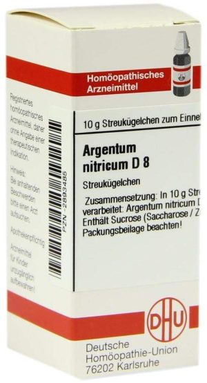 DHU Argentum nitricum D8 Globuli