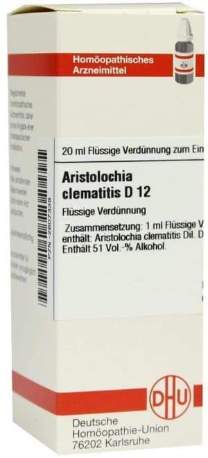 DHU Aristolochia clematitis D12 Dilution