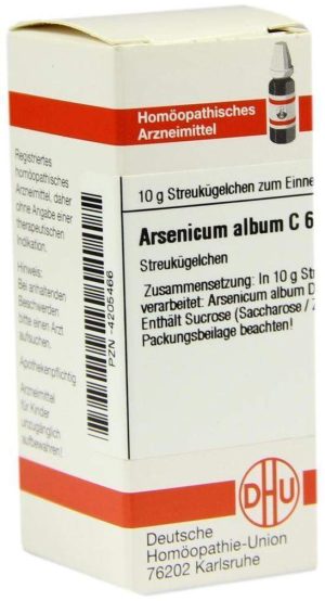 DHU Arsenicum album C6 10 g Globuli