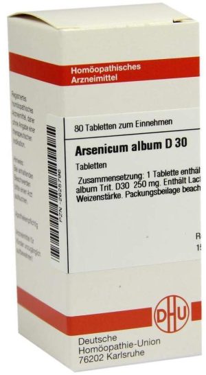 DHU Arsenicum album D30 80 Tabletten