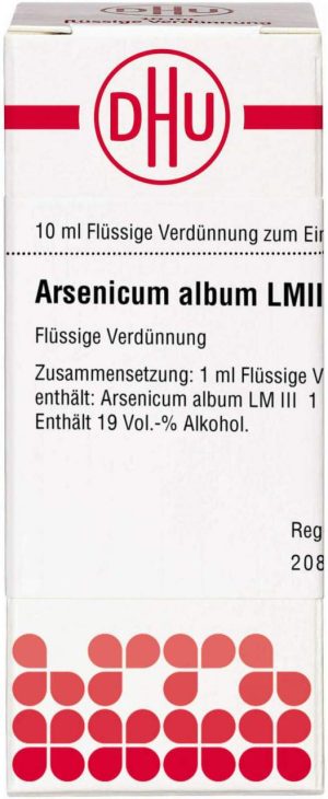 DHU Arsenicum album Lm Iii Dilution 10 ml