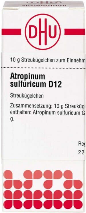 DHU Atropinum sulfuricum D12 Globuli 10 g
