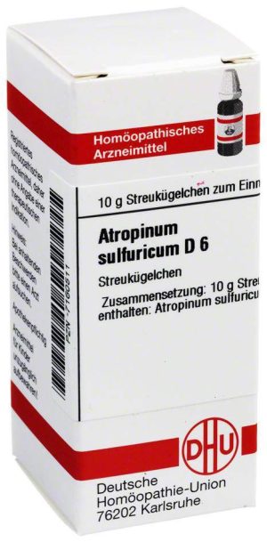 DHU Atropinum sulfuricum D6 Globuli 10 g