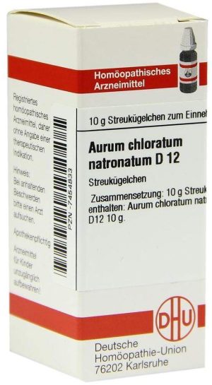 DHU Aurum chloratum natronatum D12 Globuli