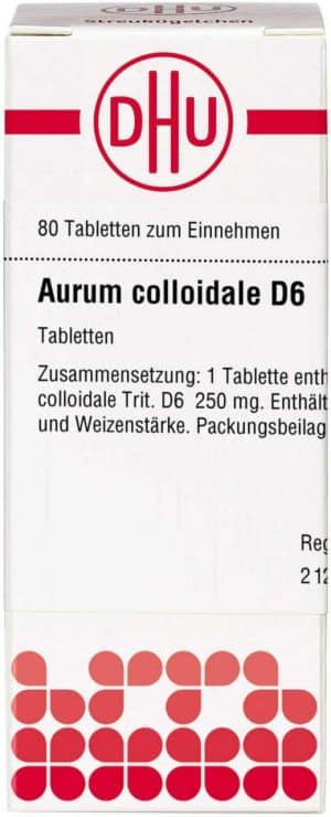 DHU Aurum colloidale D6 Tabletten 80 Stück