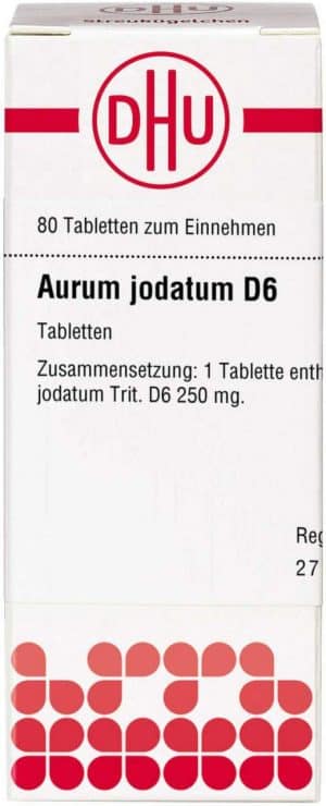 DHU Aurum jodatum D6 Tabletten 80 Stück