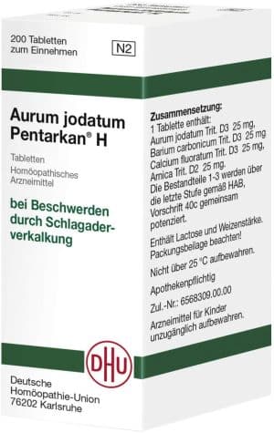 DHU Aurum jodatum Pentarkan H 200 Tabletten