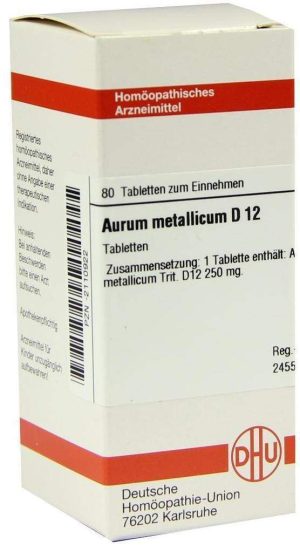 DHU Aurum metallicum D12 80 Tabletten