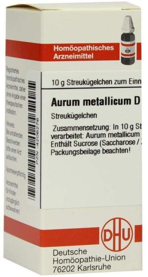 DHU Aurum metallicum D200 10 g Globuli