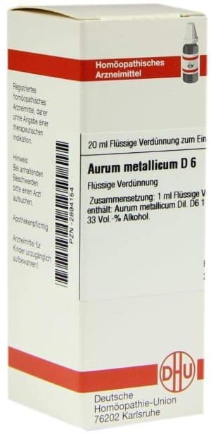DHU Aurum metallicum D6 20 ml Dilution