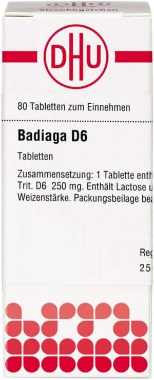 DHU Badiaga D6 Tabletten 80 Stück