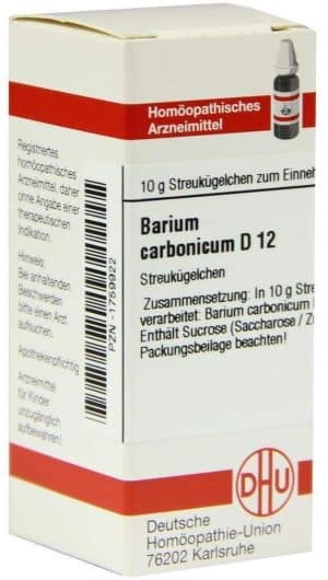 DHU Barium carbonicum D12 10 g Globuli