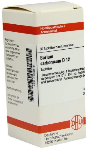 DHU Barium carbonicum D12 80 Tabletten