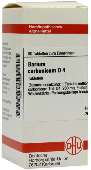 DHU Barium carbonicum D4 80 Tabletten