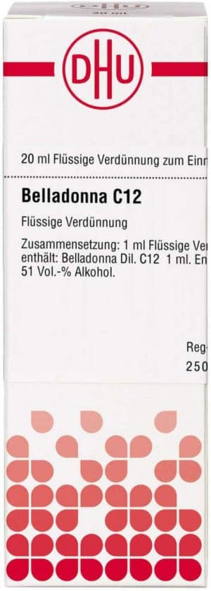 DHU Belladonna C12 Dilution 20 ml