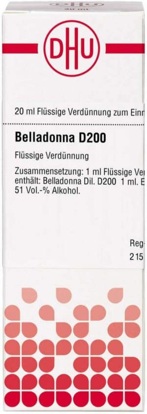 DHU Belladonna D200 Dilution 20 ml