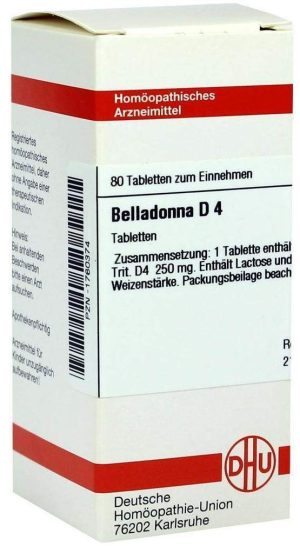 DHU Belladonna D4 80 Tabletten