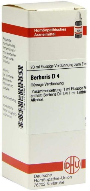 DHU Berberis D4 20 ml Dilution