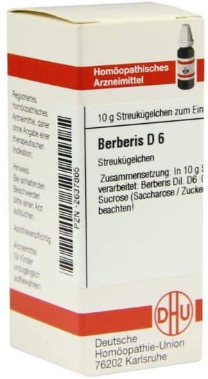 DHU Berberis D6 10 g Globuli