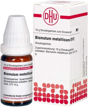 DHU Bismutum metallicum D12 Globuli