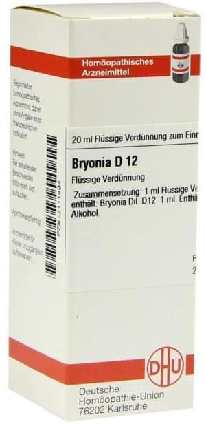 DHU Bryonia D12 20 ml Dilution