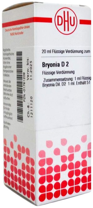 DHU Bryonia D2 20 ml Dilution