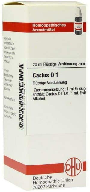 DHU Cactus D1 Dilution 20 ml