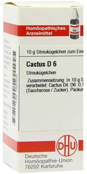 DHU Cactus D6 10 g Globuli