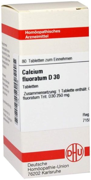 DHU Calcium fluoratum D30 80 Tabletten