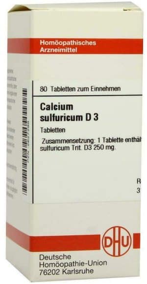 DHU Calcium sulfuricum D3 80 Tabletten