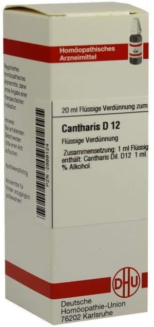 DHU Cantharis D12 20 ml Dilution