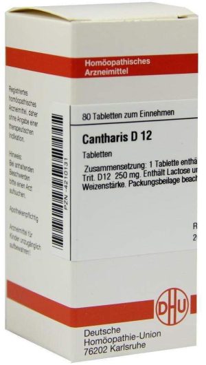 DHU Cantharis D12 80 Tabletten