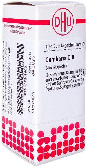 DHU Cantharis D8 Globuli 10 g