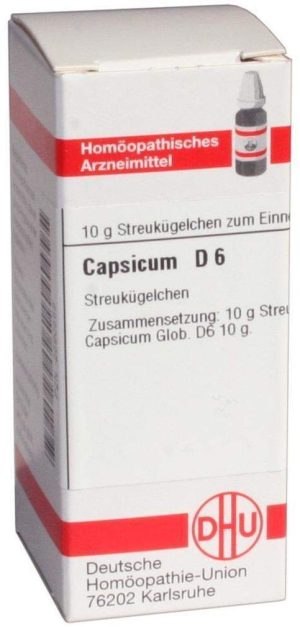 DHU Capsicum D6 10 g Globuli