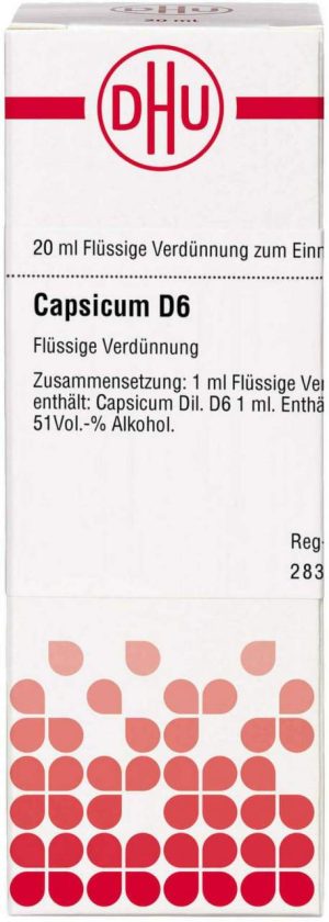 DHU Capsicum D6 Dilution