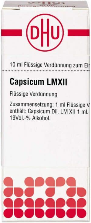 DHU Capsicum LMXII Dilution 10 ml