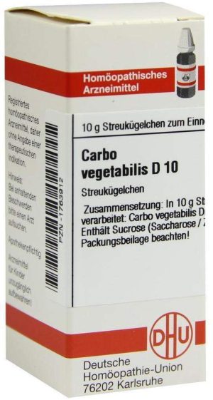 DHU Carbo vegetabilis D10 Globuli