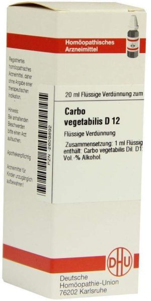 DHU Carbo vegetabilis D12 Dilution