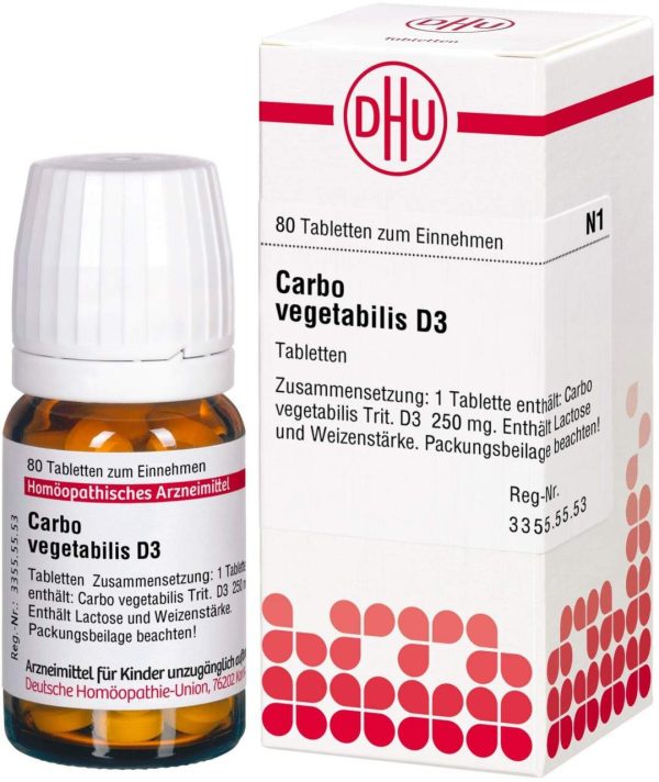 DHU Carbo vegetabilis D3 Tabletten
